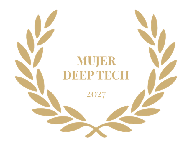 Laurel de la categoría Mujer Deep Tech 2027